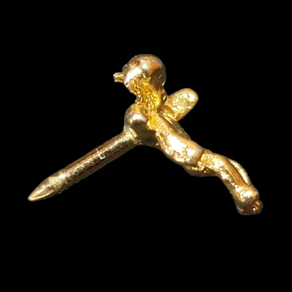 Cherub‎ Tie Tack Gold-tone 1/2